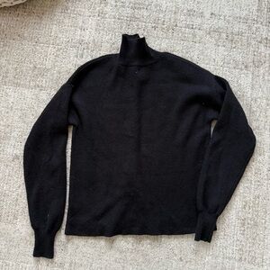 Lulu's Classic Black Turtleneck Sweater